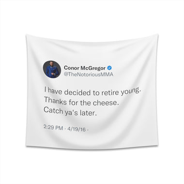 Thanks for the cheese conor mcgregor