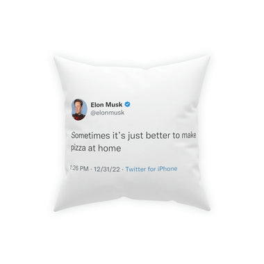 Pizza @elonmusk Pillow