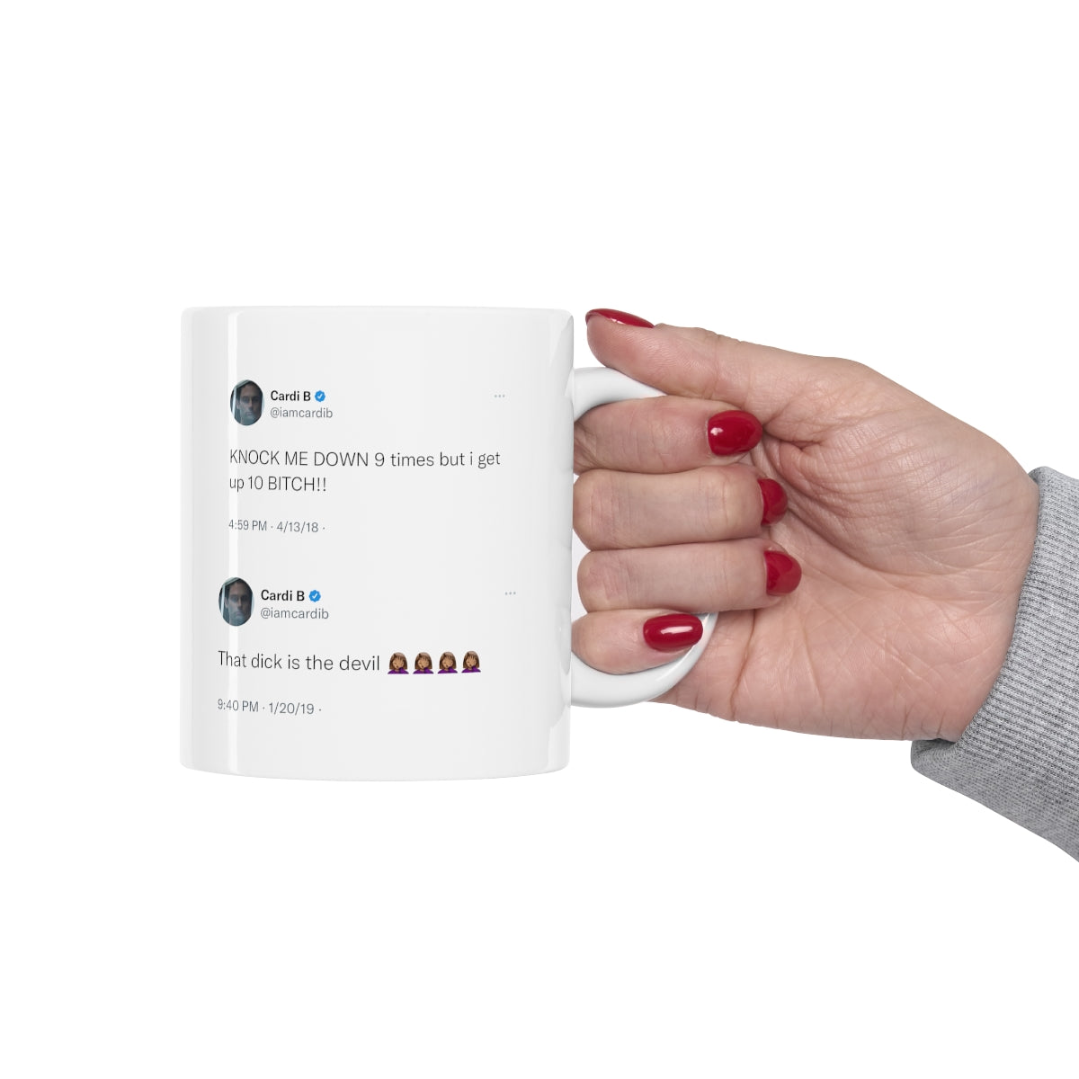 Best of Cardi B Tweets Mug @iamcardib