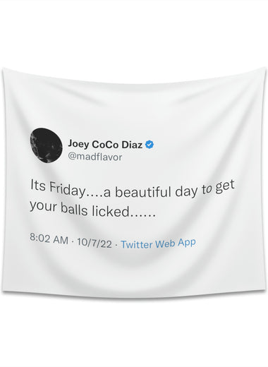 Balls Licked @madflavor Joey Diaz