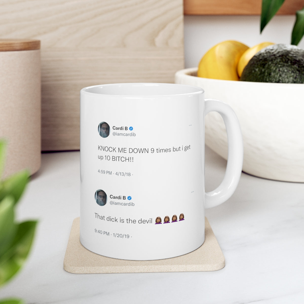 Best of Cardi B Tweets Mug @iamcardib