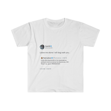 Leave me alone I will dog walk you @iamcardib