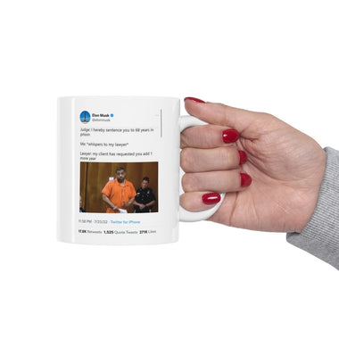 69 meme @elonmusk mug