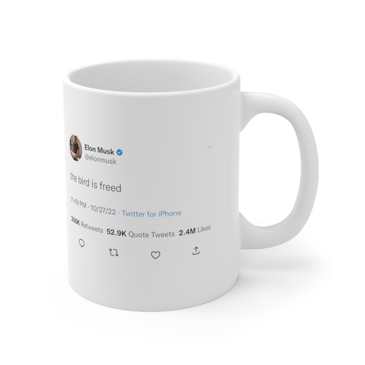 The bird is freed @elonmusk