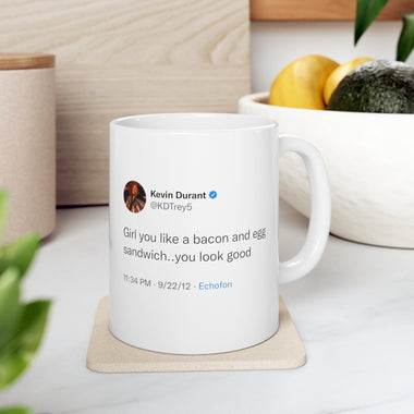 bacon and egg sandwich @KDTrey5 Kevin Durant