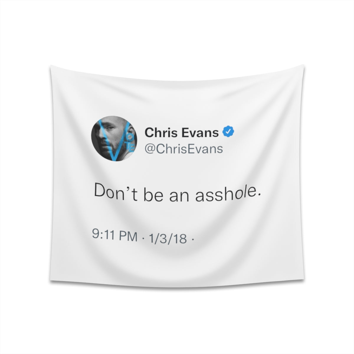 Don't be an asshole @chrisevans