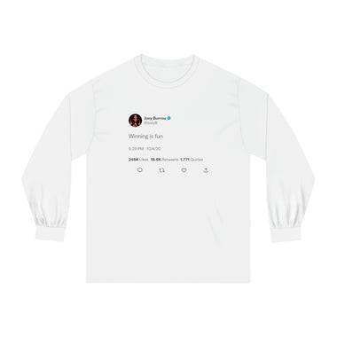 Winning is fun @JoeyB Joe Burrow