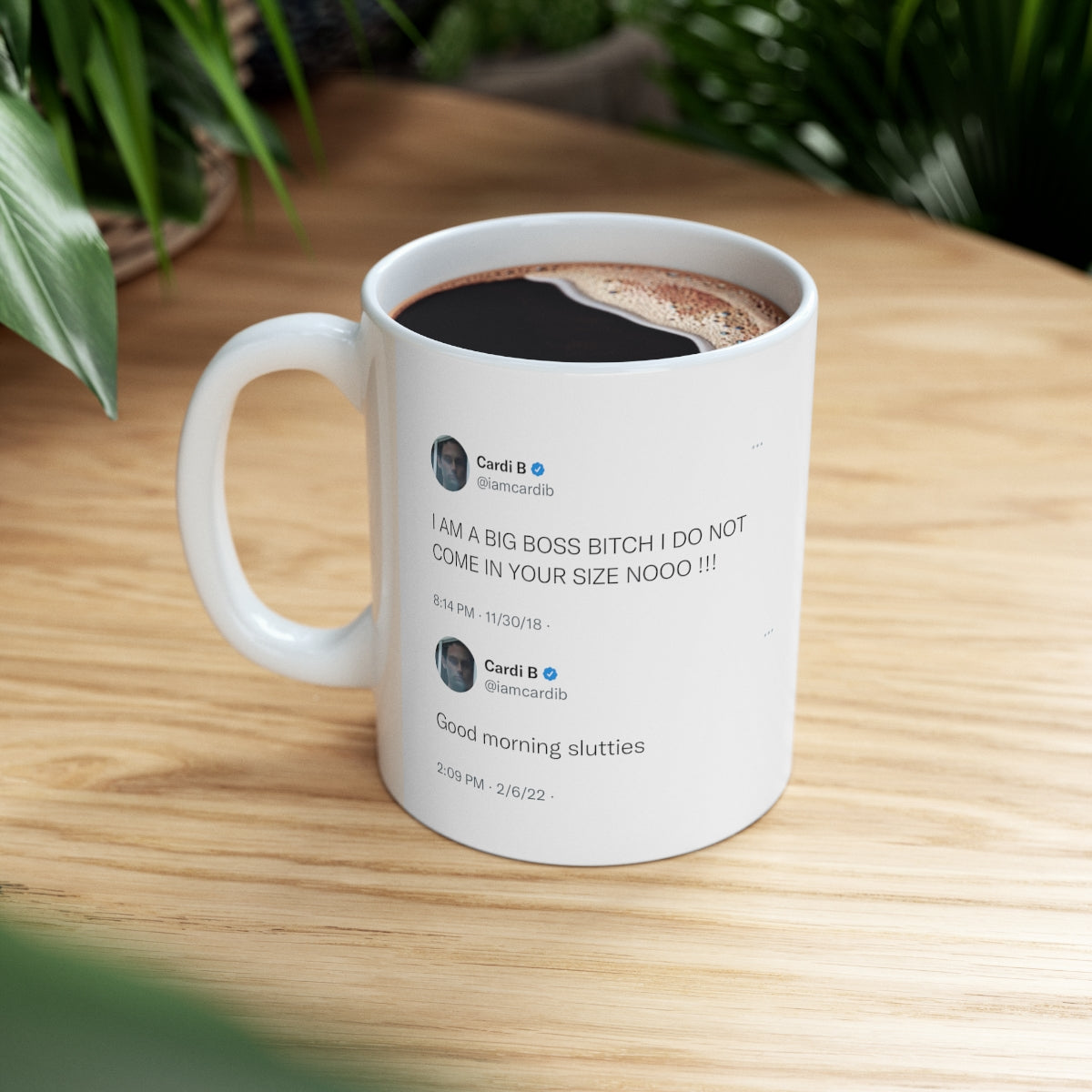 Best of Cardi B Tweets Mug @iamcardib