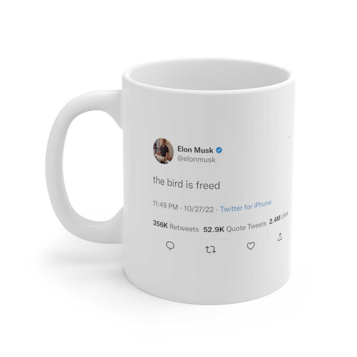 The bird is freed @elonmusk